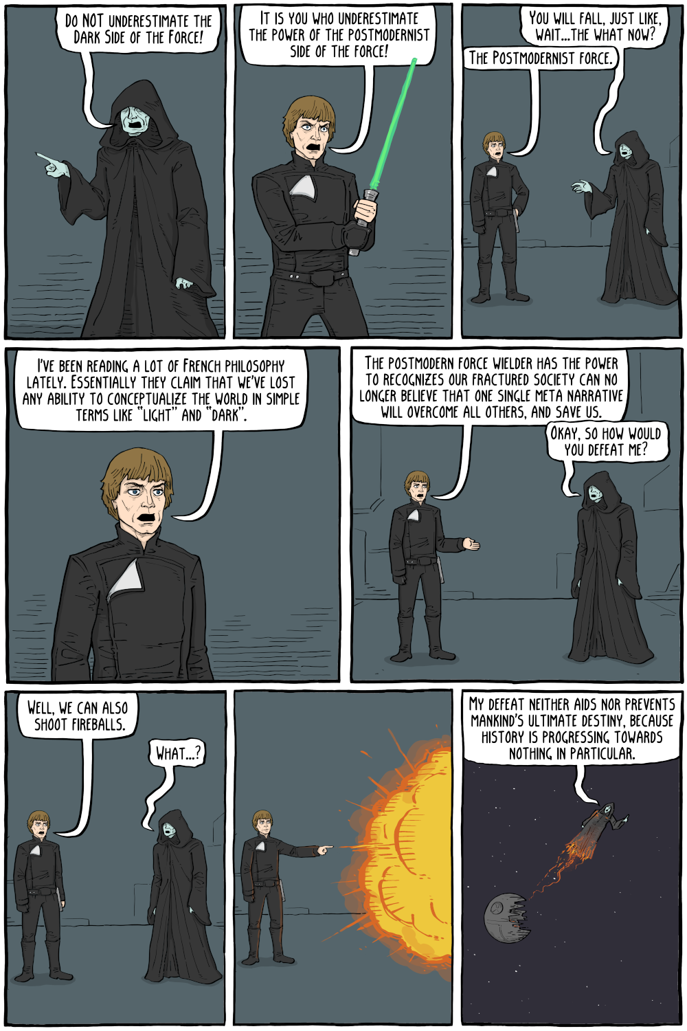 How the new Star Wars should have ended, honestly.
